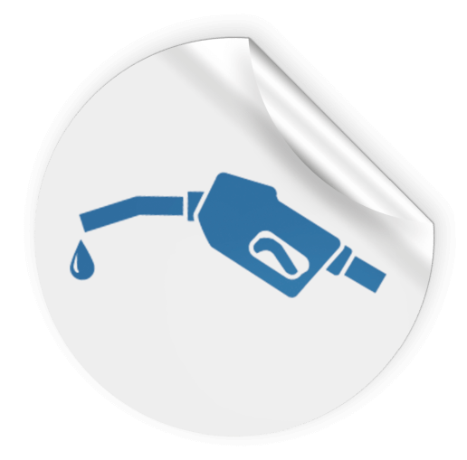 sticker-gasoline